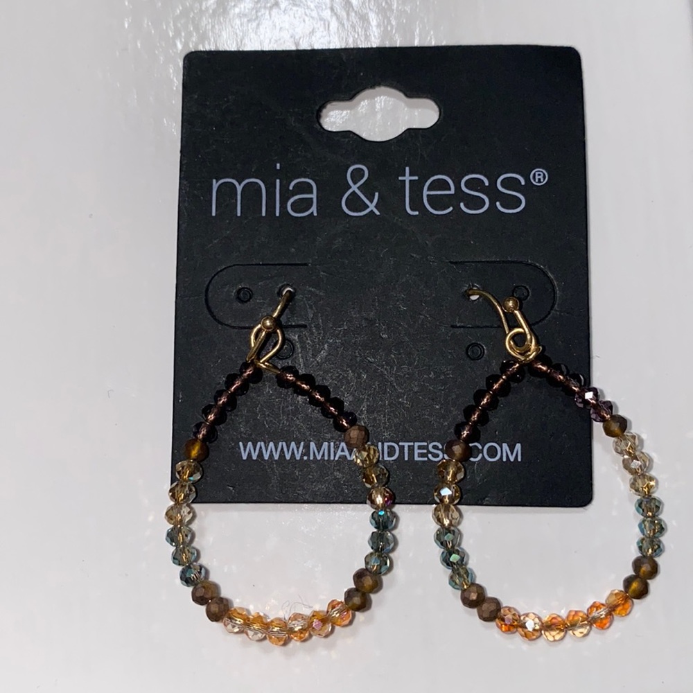 Gemstone earrings